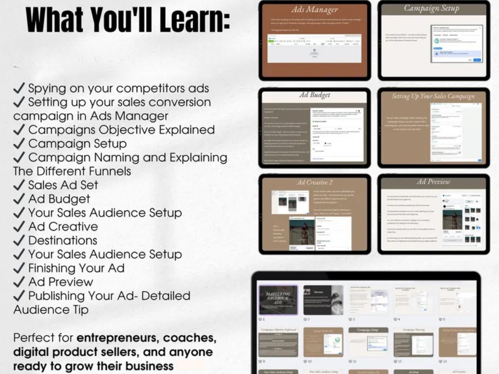 Mastering Facebook Ads | Ebook (Full Course) | Money Making Skill - Image 2